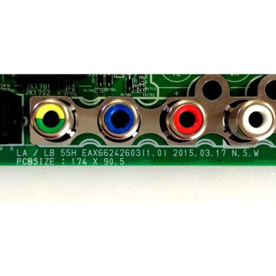 KIT DE TARJETAS TV LG / MAIN EBT63439838  EAX66242603(1.0) / T-CON  3429110031 ST5461B03-2-C-1 / FUENTE  EAY63689101 / EAX66203101(1.6) / PANEL NC550DUE-VCCP1 / MODELO 55LF6000-UB.BUSCLOR - Imagen 4